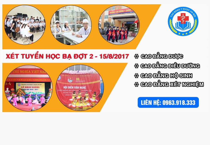 Thông tin xét tuyển cao đẳng chính quy đợt II – 15/8/2017