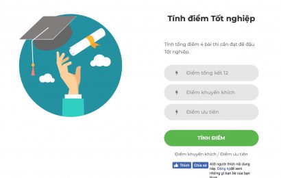 Website tự tính điểm thi THPT 2019 xem có đậu không