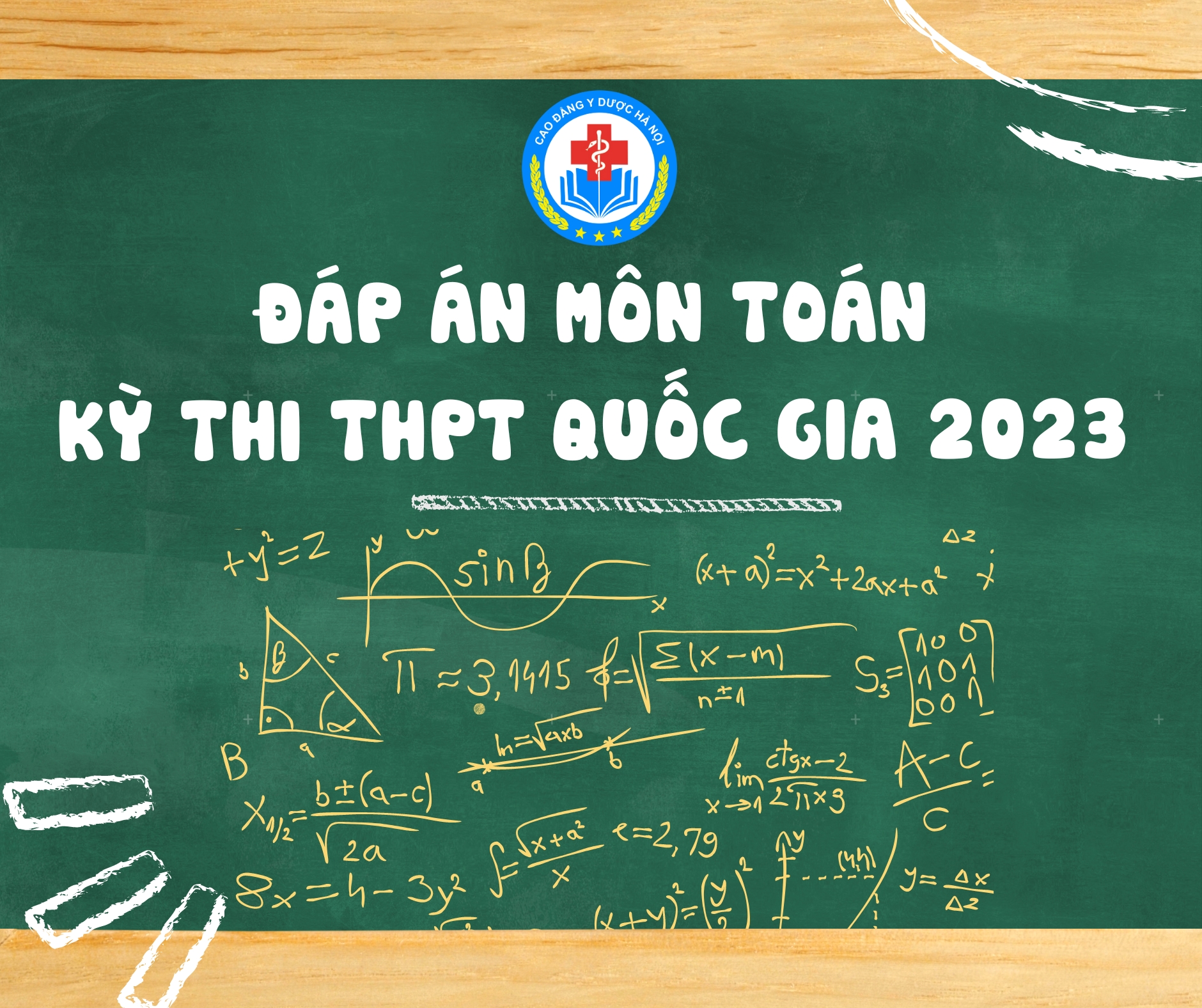 Gợi ý đáp án đề thi môn Toán tốt nghiệp THPT Quốc gia năm 2023