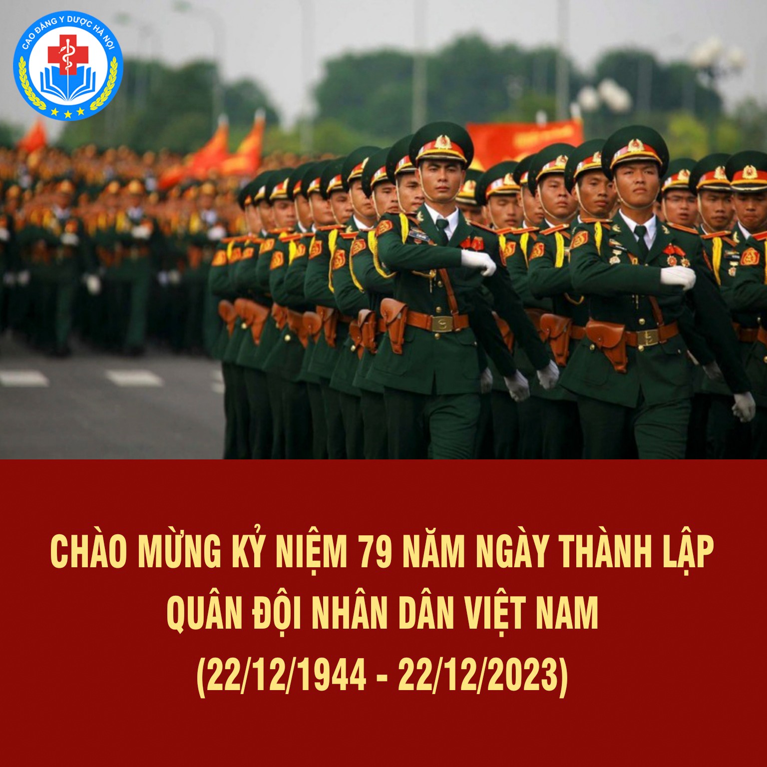 79 năm Ngày thành lập Quân đội Nhân dân Việt Nam (22/12/1944 – 22/12/2023) và 34 năm “Ngày hội Quốc phòng toàn dân” (22/12/1989 – 22/12/2023)